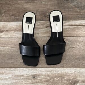 Dolce Vita Black Slide Sandals for Women